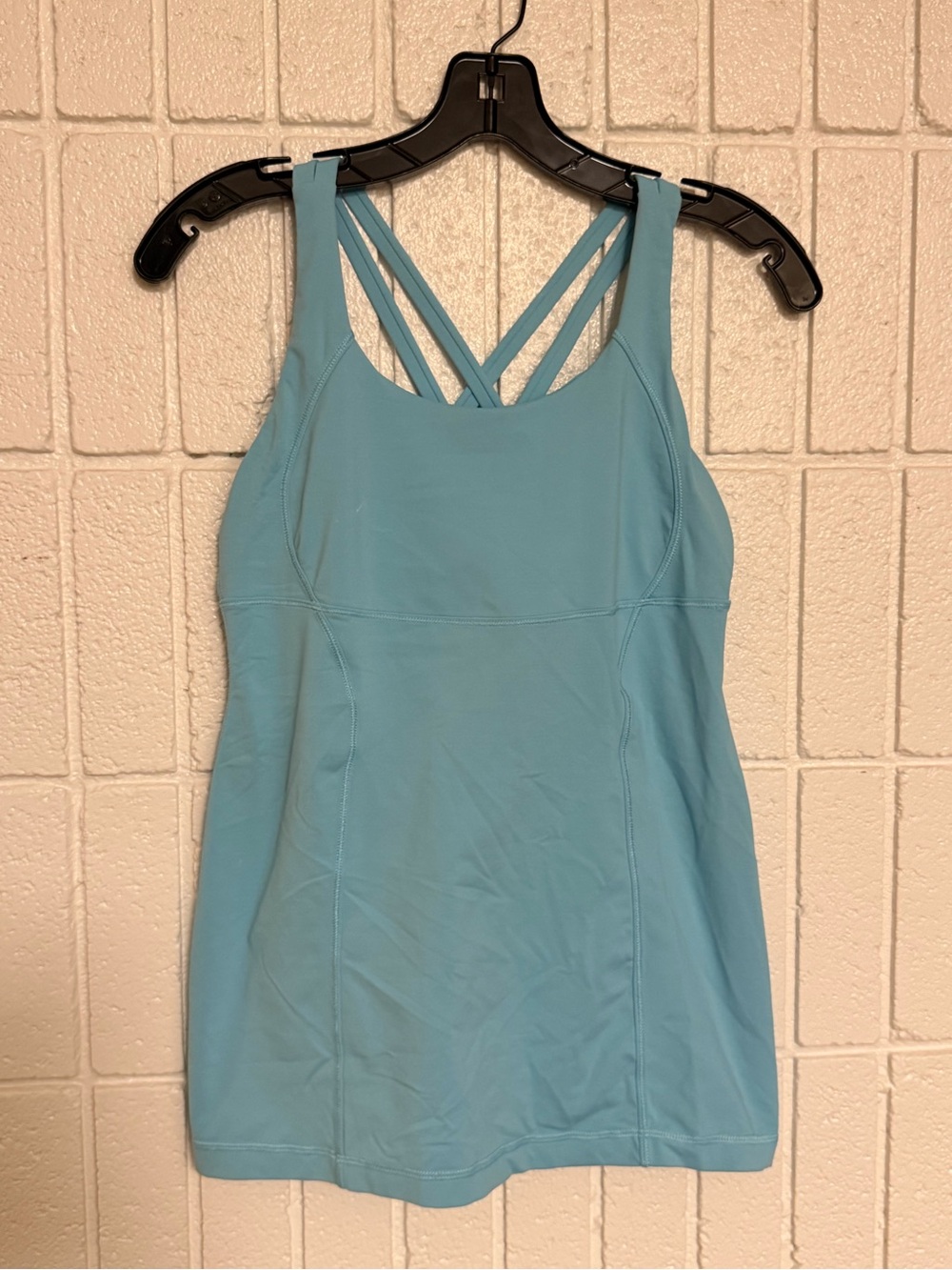 LULULEMON Light Blue Strappy Active Tank Top
